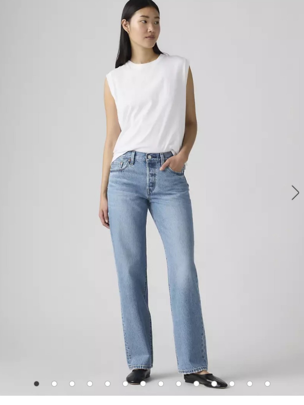 Levi's 90s Light Blue Straight-Leg Jeans